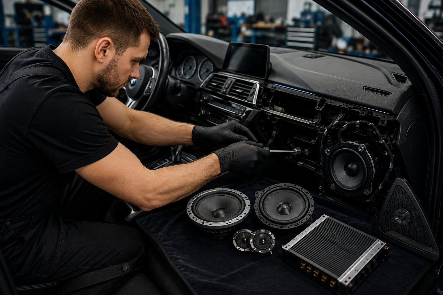 helisüsteemi vahetamine starmotors bmw audi porche wolksvagen mercedes-benz tallinn autohooldus remont vahetus